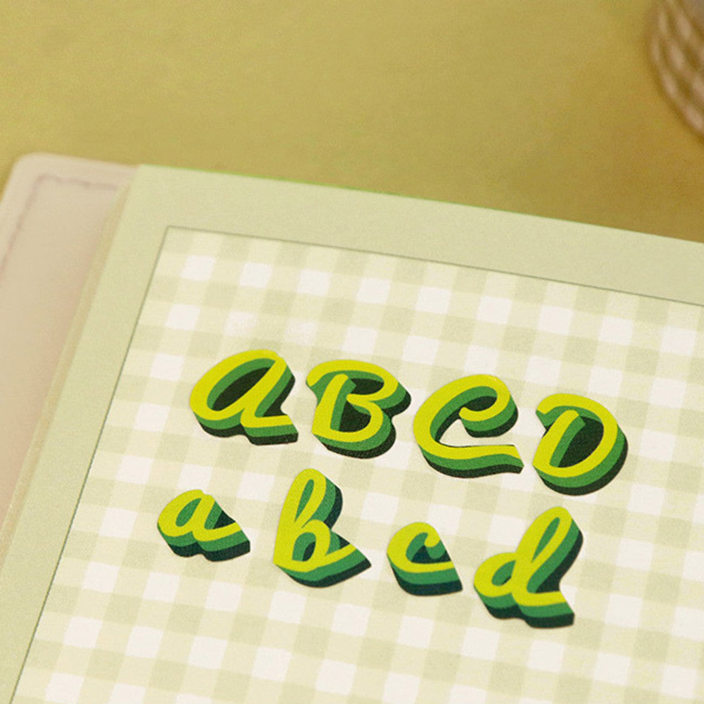 Iconic Rolling Alphabet Sticker Pack - (10 Sheets)