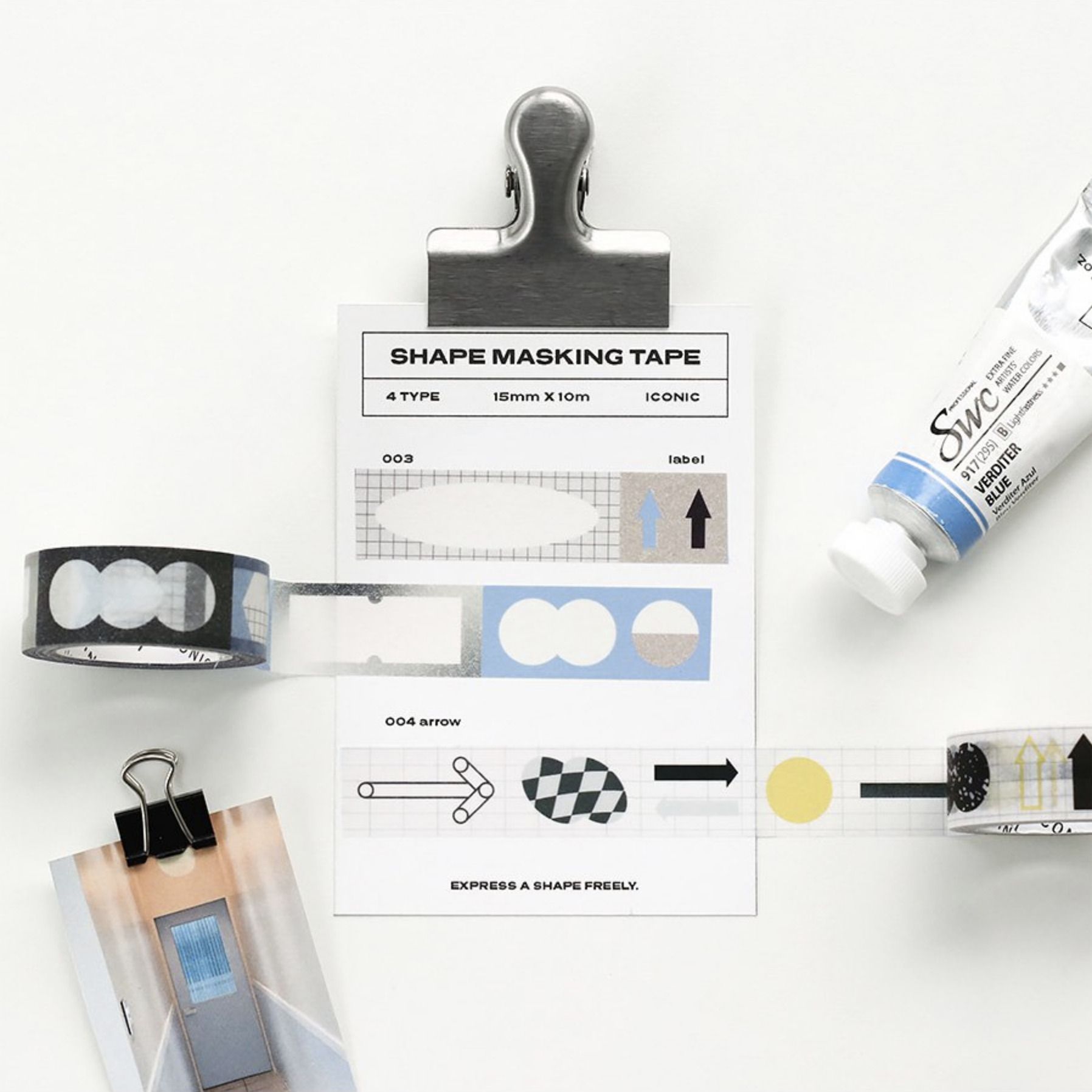 Iconic Playful Shape Paper Masking Tape