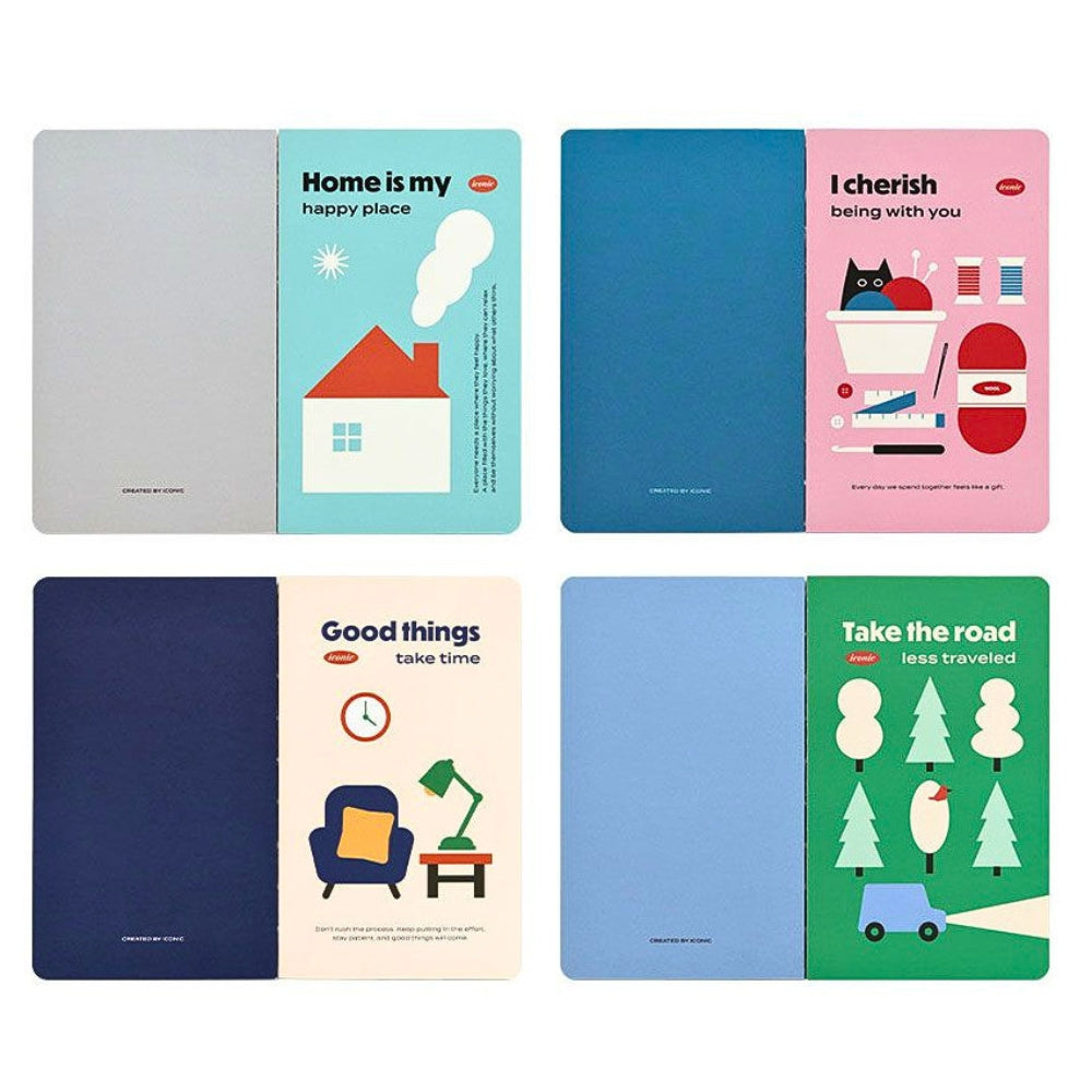 Iconic Slow B6 Grid Notebook
