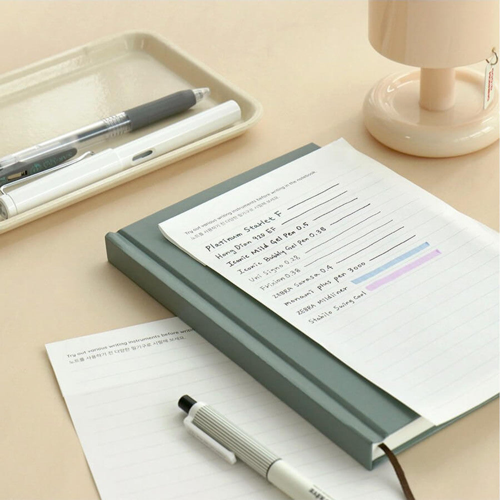 Iconic Solitude Tomoe River Line Notebook - Fountain Pen Friendly
