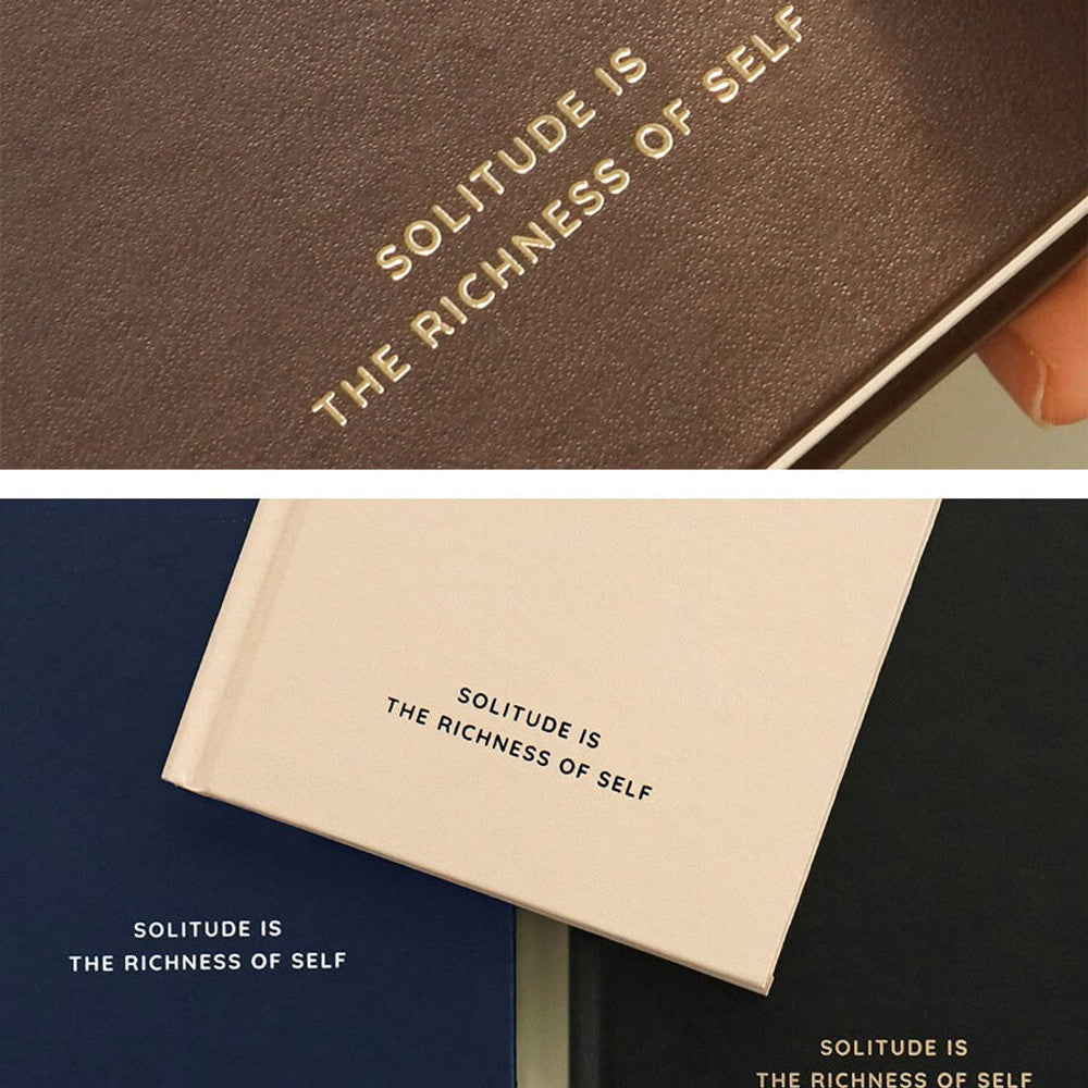 Iconic Solitude Tomoe River Line Notebook - Fountain Pen Friendly