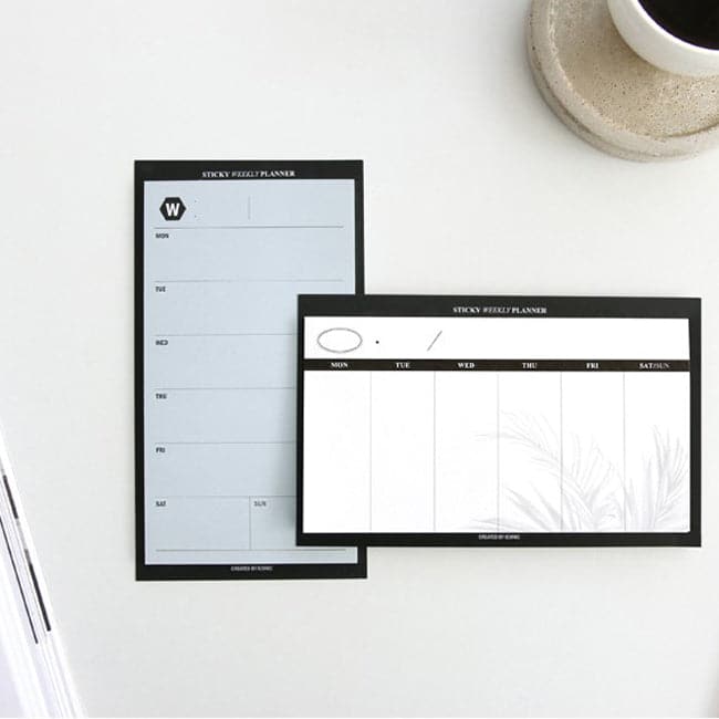 Iconic Sticky Weekly Planner