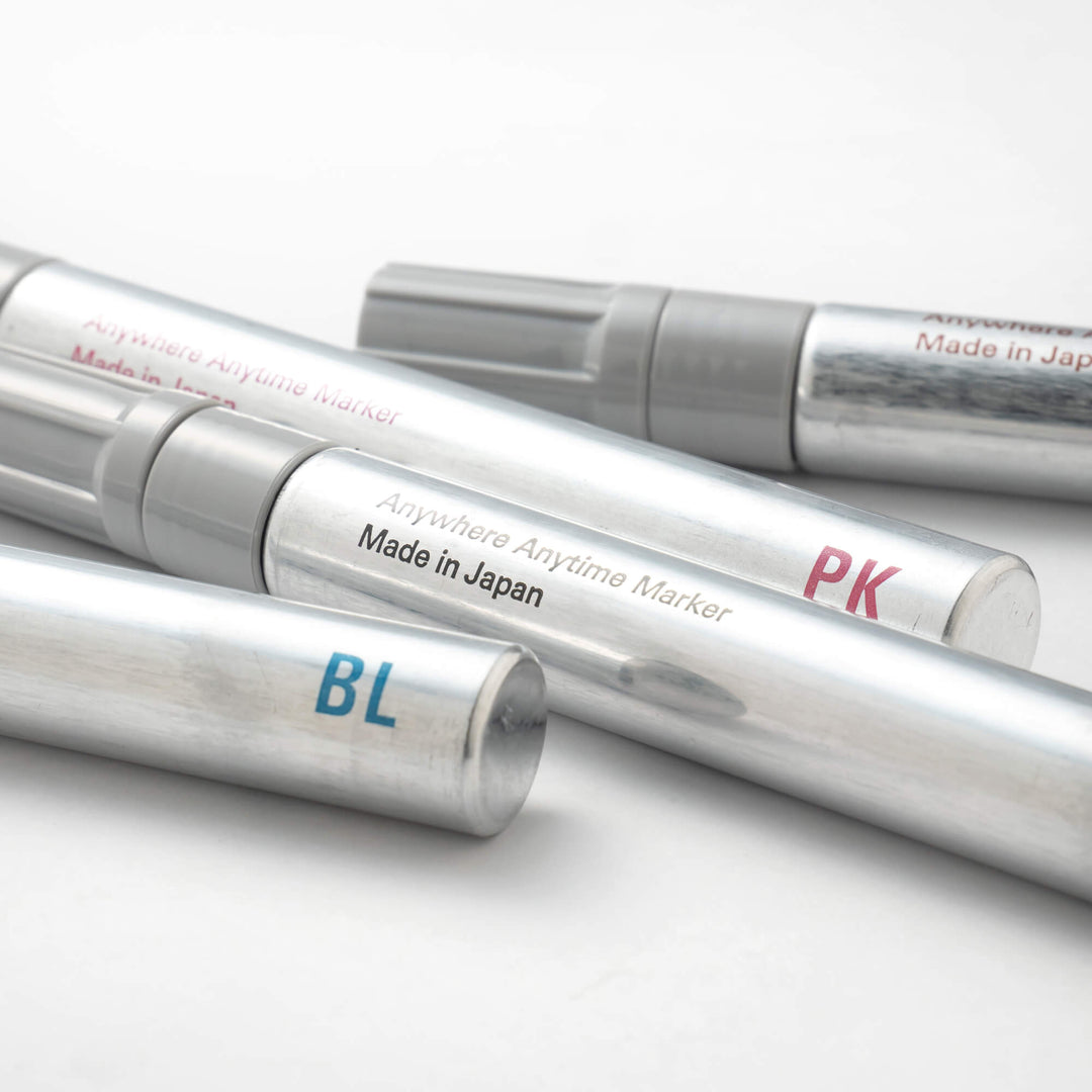 Kakimori Anywhere Anytime Marker – Aluminium Body & Oil-Based Ink
