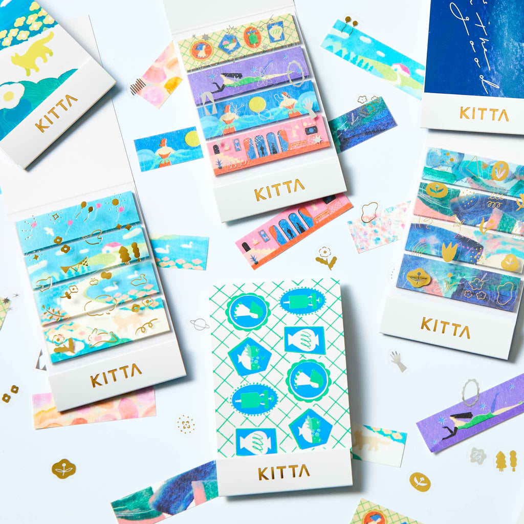 KING JIM KITTA Collage Design Stickers