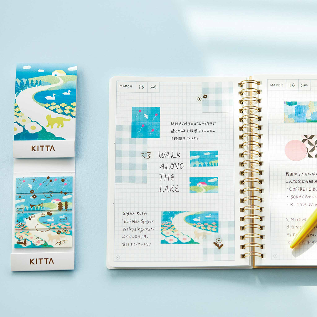 KING JIM KITTA Collage Design Stickers