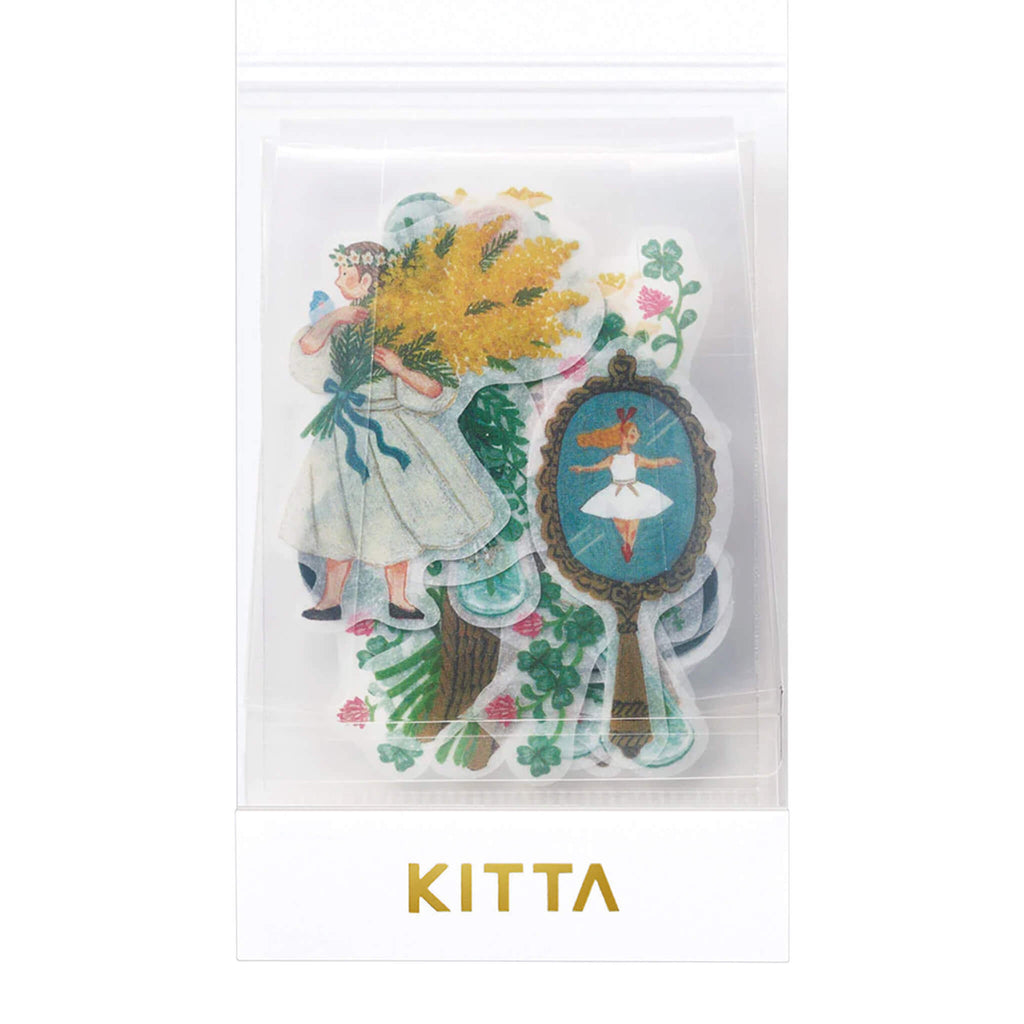 KING JIM KITTA Flake Stickers