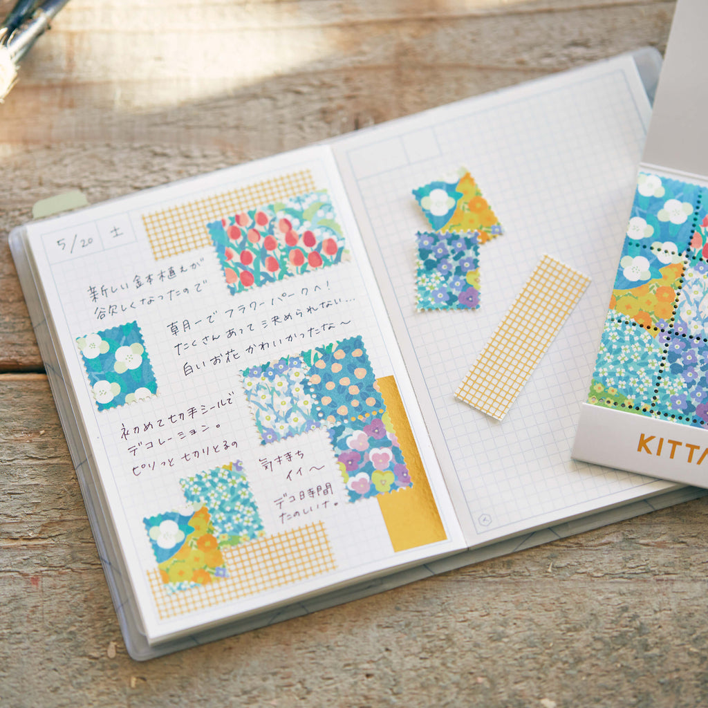 KING JIM KITTA Special Pre-Cut Washi Stickers