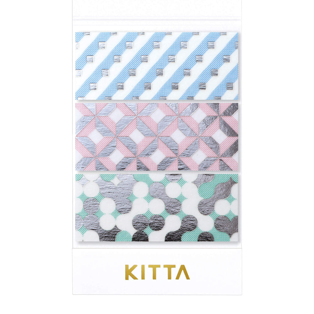 KING JIM KITTA Wide Washi Tape - Geometry
