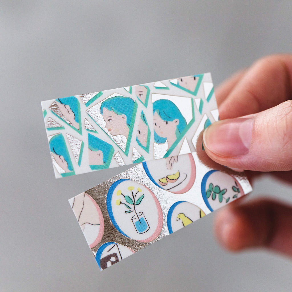 KING JIM KITTA Wide Washi Tape - Geometry