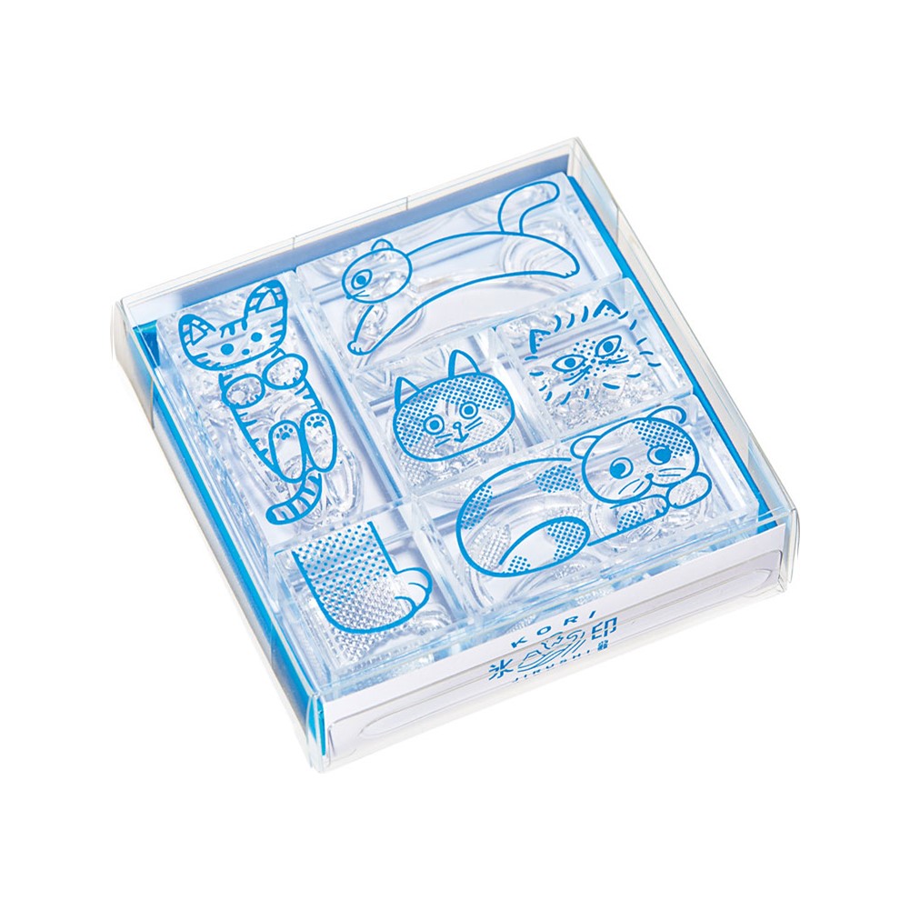 KING JIM Kori Jirushi Clear Stamps Set - (Pack of 6)
