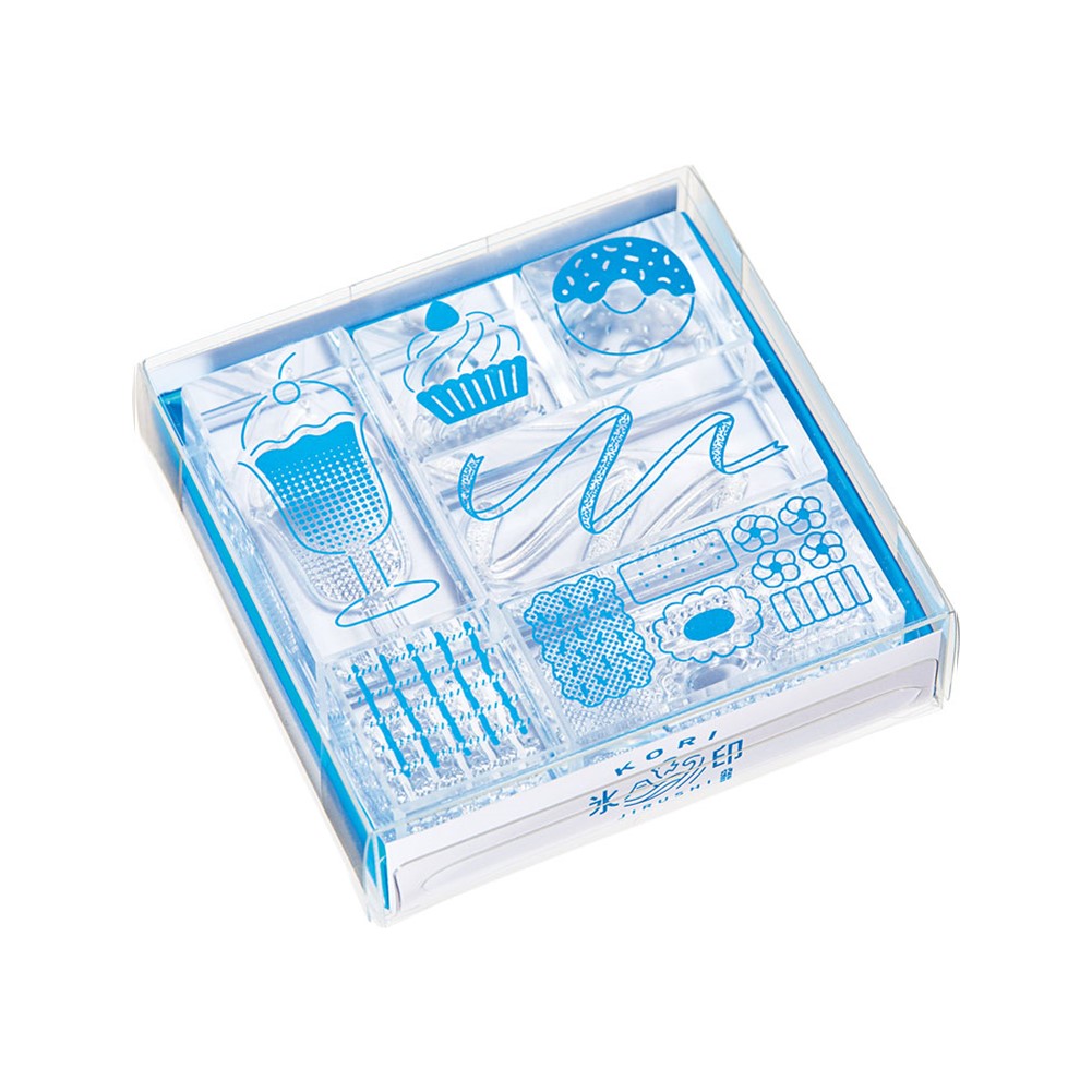 KING JIM Kori Jirushi Clear Stamps Set - (Pack of 6)