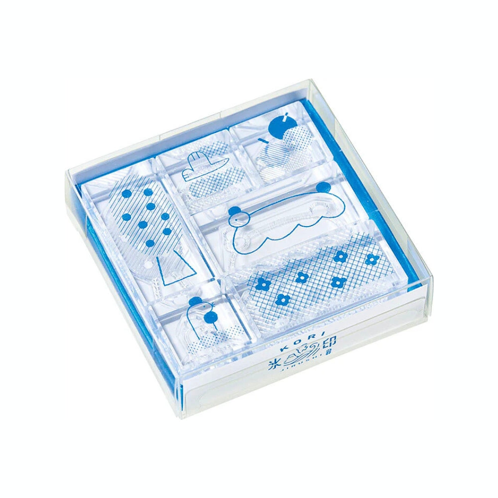 KING JIM Kori Jirushi Clear Stamp – Vol. 2 (Pack of 6)