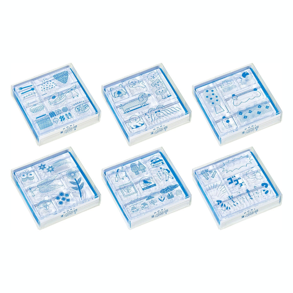 KING JIM Kori Jirushi Clear Stamp – Vol. 2 (Pack of 6)
