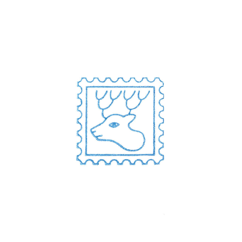 KING JIM Kori Jirushi Artist Design Small Clear Stamp