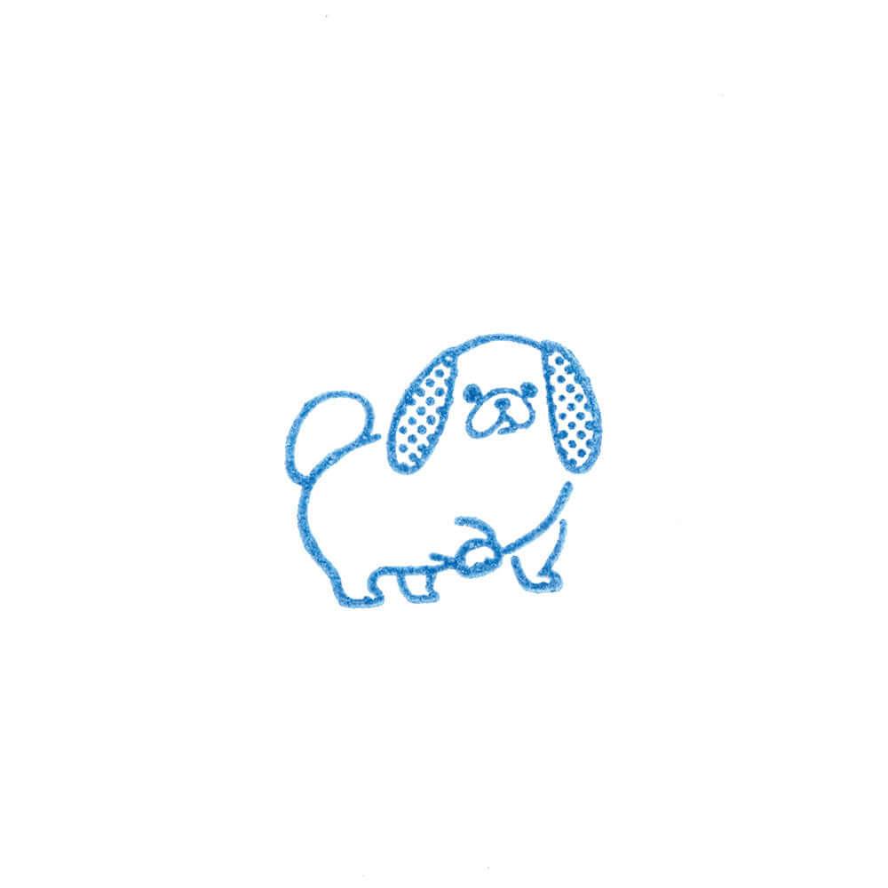 KING JIM Kori Jirushi Artist Design Small Clear Stamp