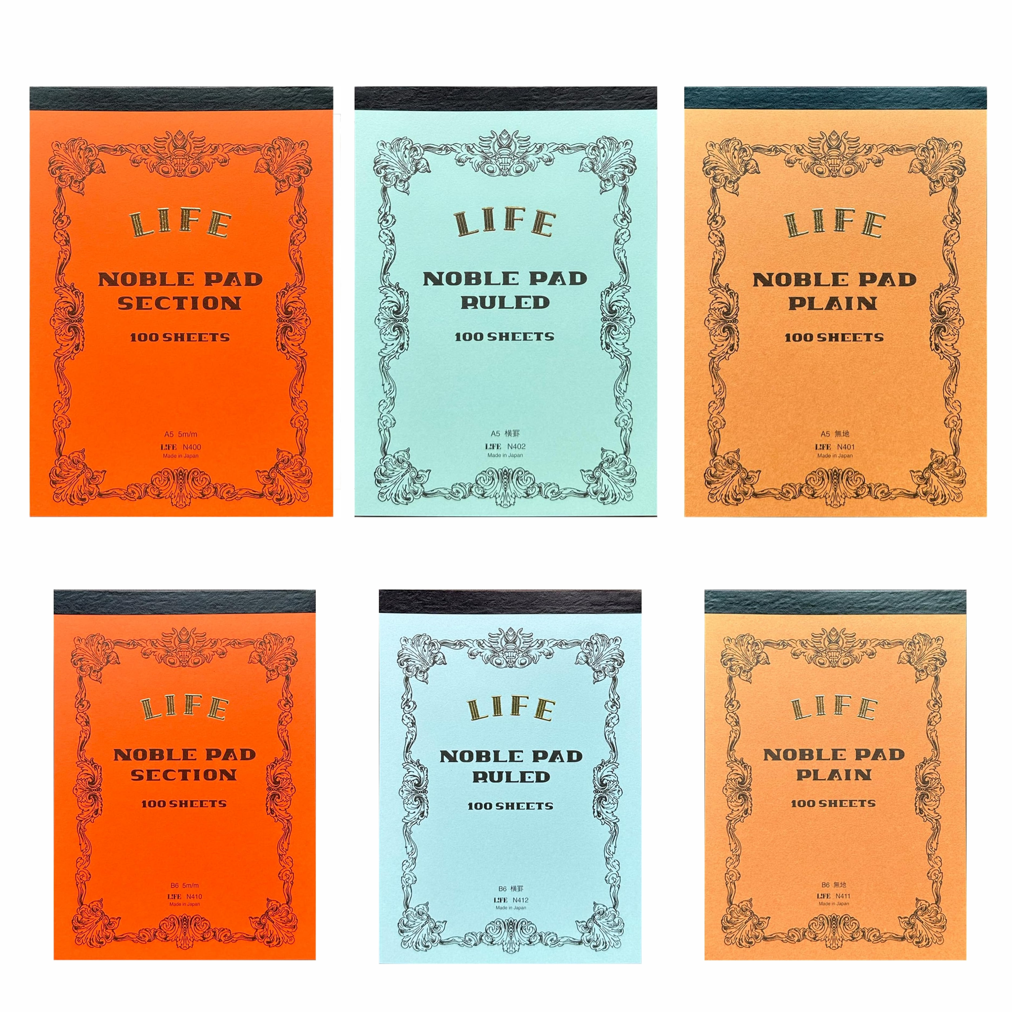 Life Noble Pad – (Grid, Plain and Lined)