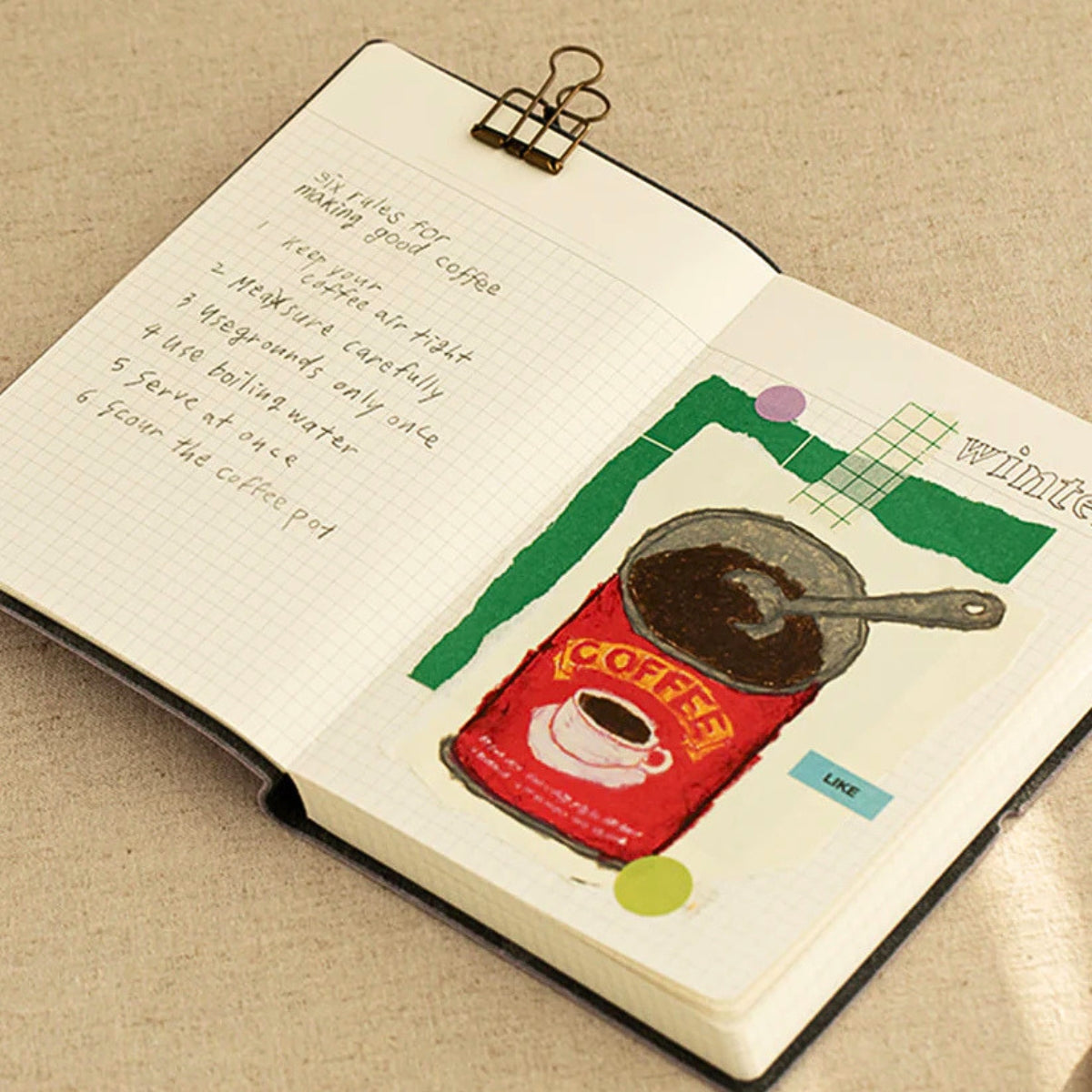 Livework Agenda Small Grid Notebook