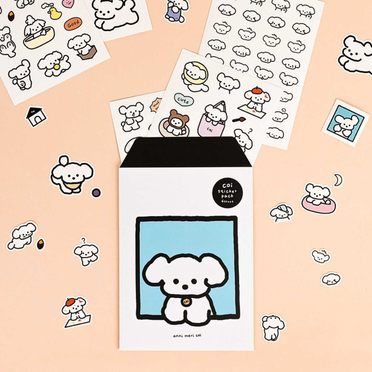 Livework Coi Sticker Pack [6 Sheets]