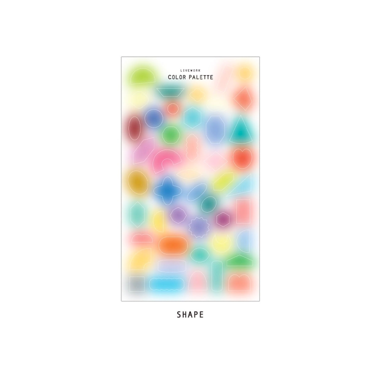 Livework Colour Palette Blur Sticker Set