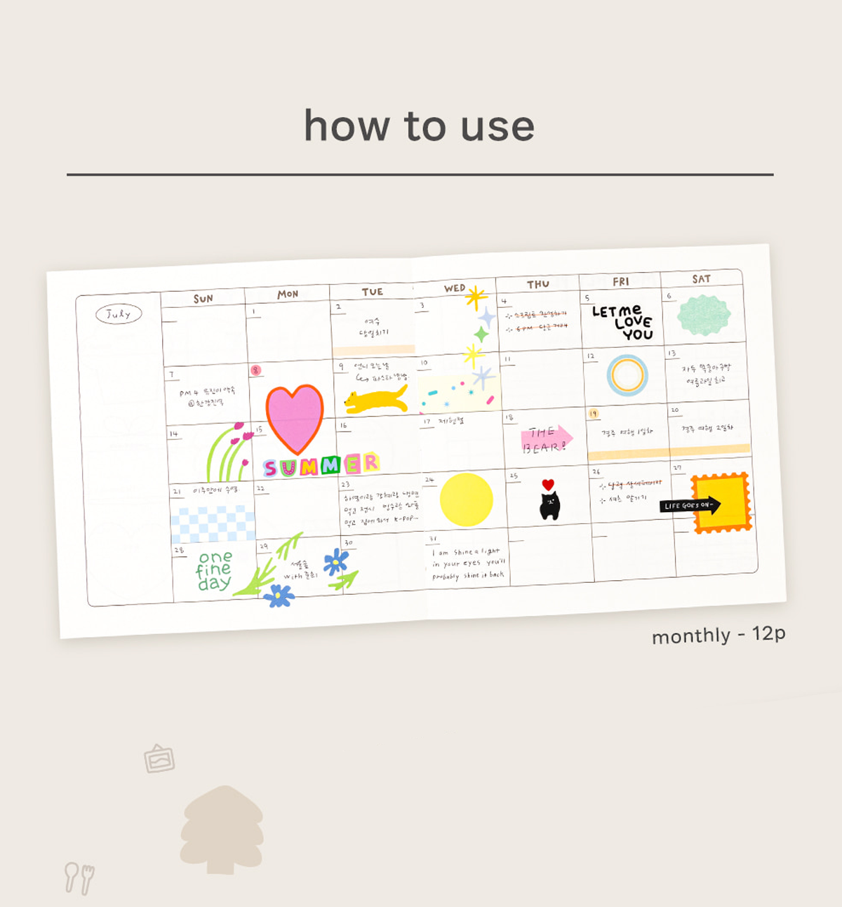 Livework Growing Days Weekly Planner