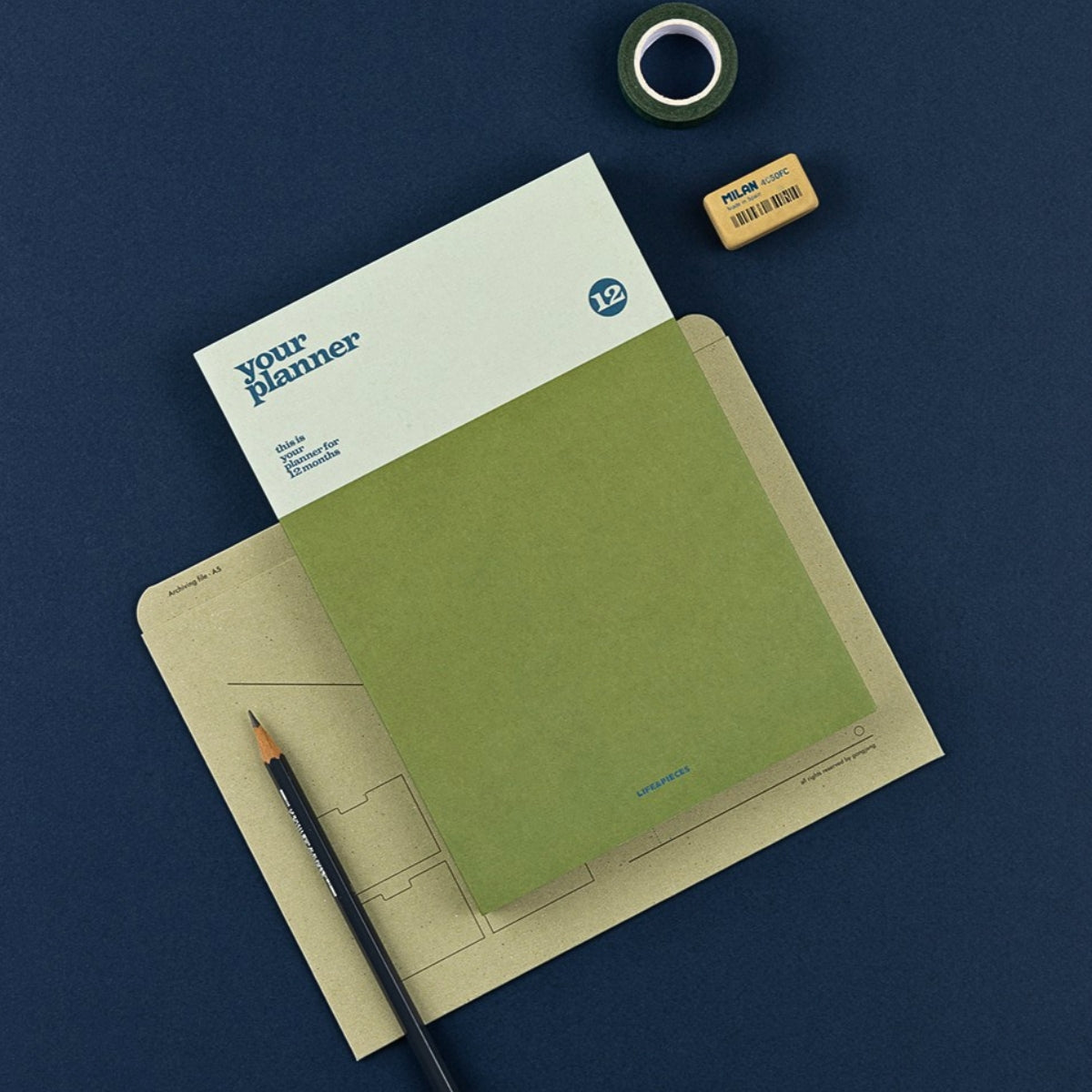 Livework LIFE & PIECES 12 Month Undated Planner