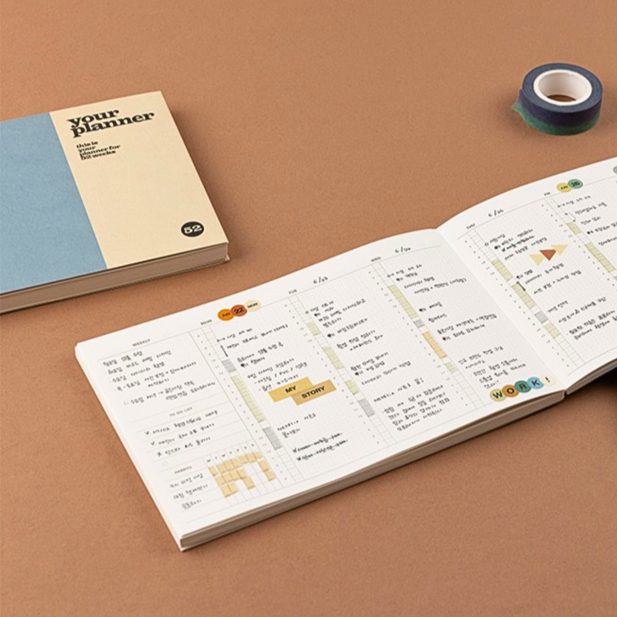 Livework LIFE & PIECES 52 Week Pastel Colour Planner