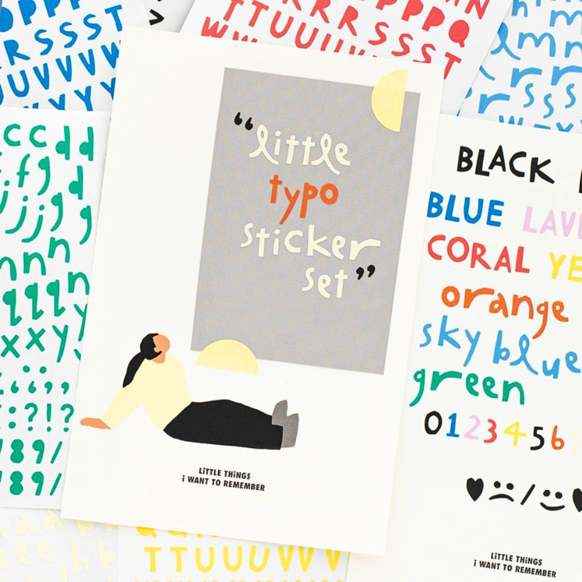 Livework Little Things Alphabet & Number Sticker Pack