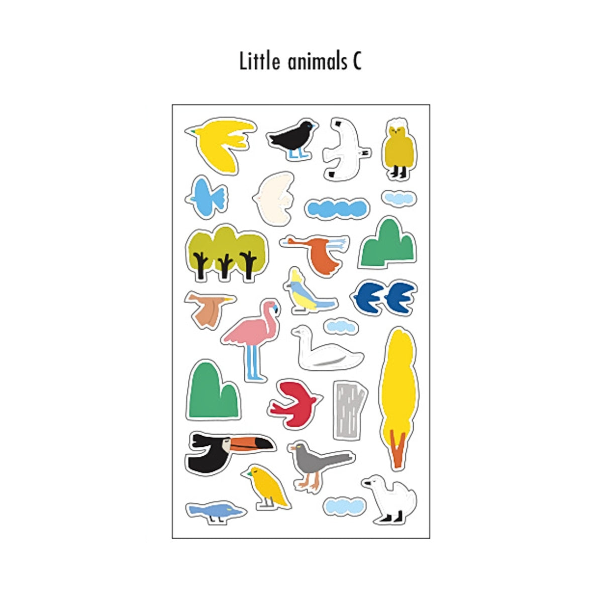 Livework Little Things Removable Stickers [Little Animals]