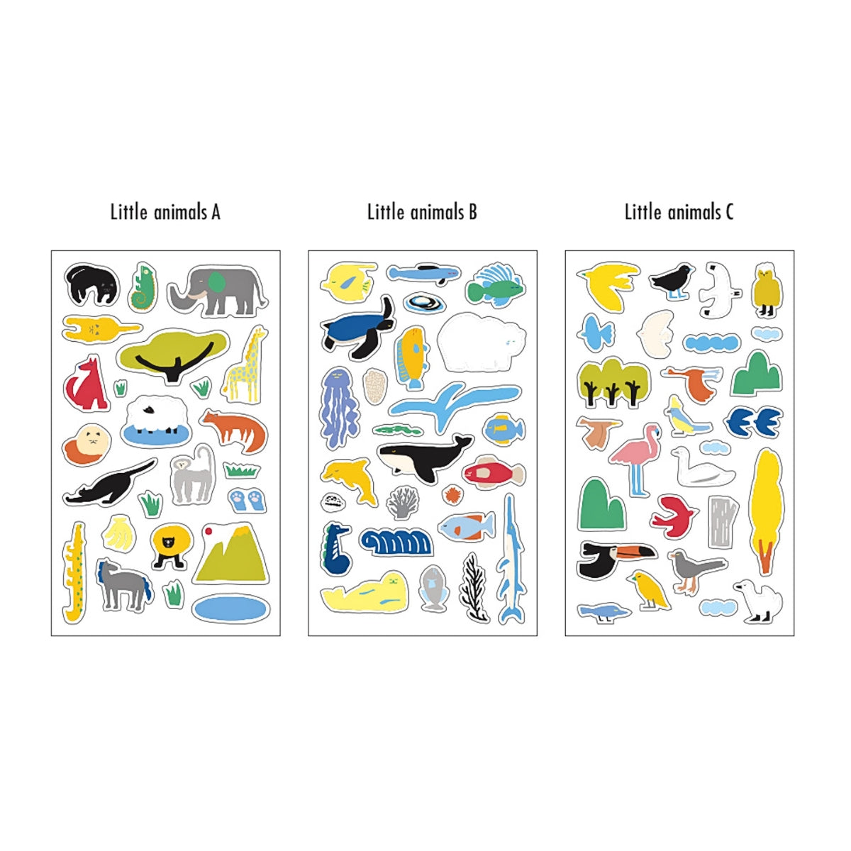 Livework Little Things Removable Stickers [Little Animals]