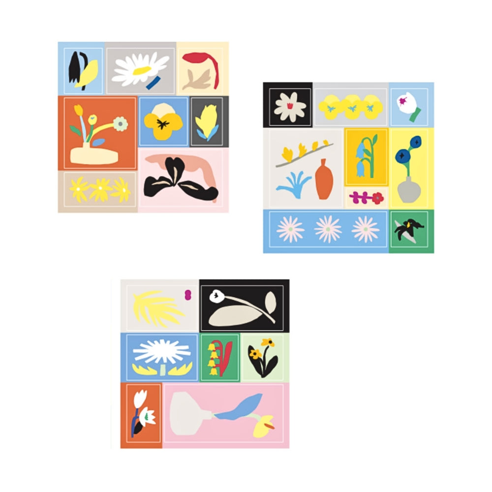 Livework Little Things Square Stickers Little Flowers (3 Sheets)