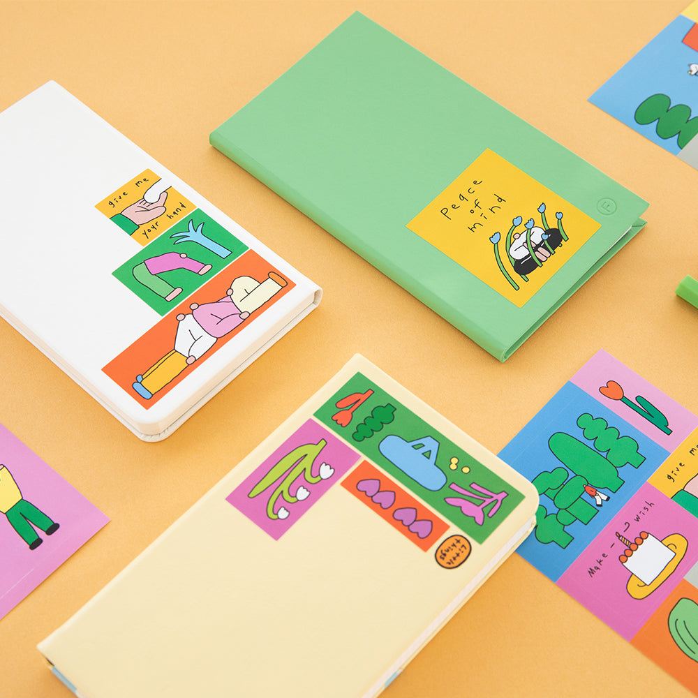 Livework Littlethings Drawing Square Sticker Pack (8 Sheets)