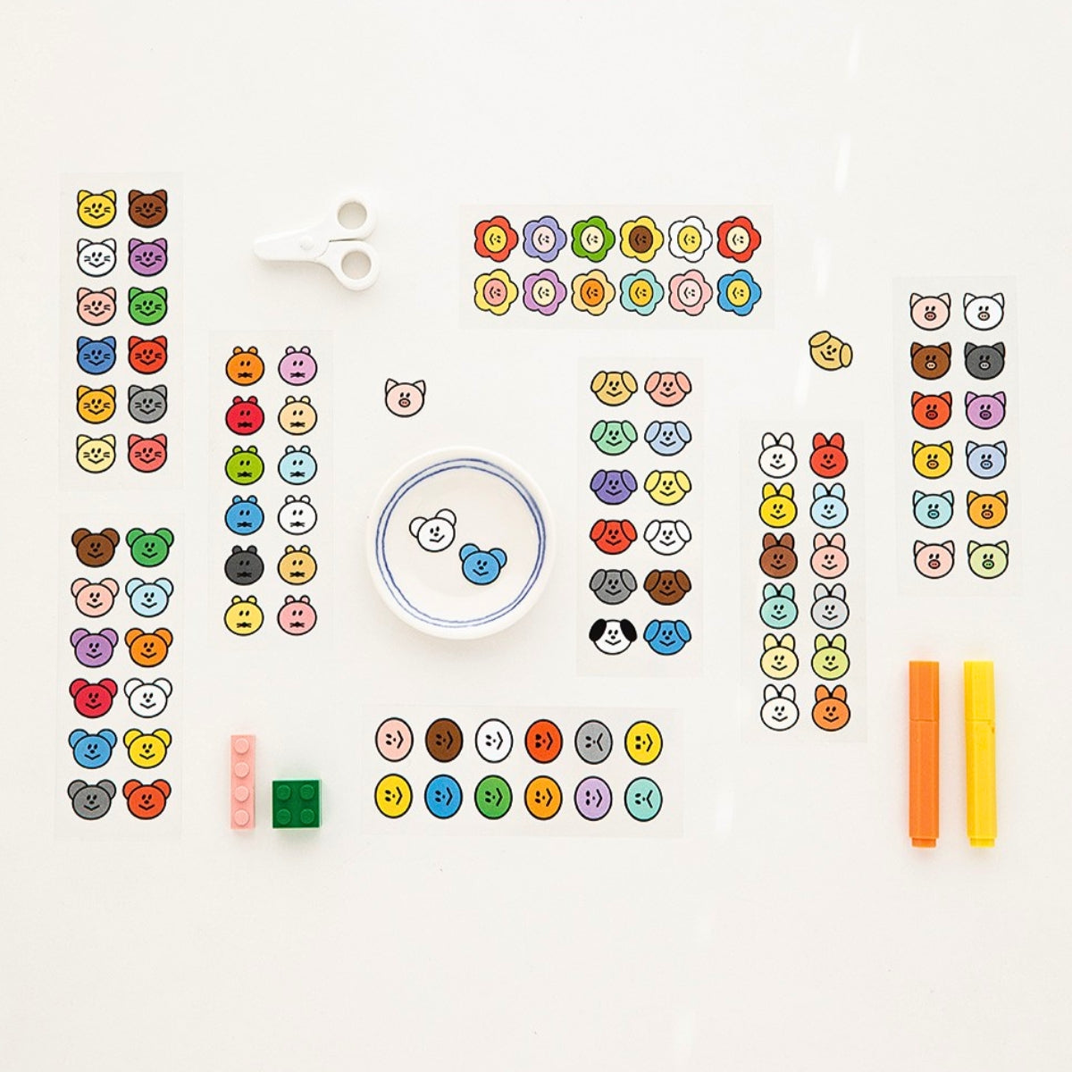Livework Momossi Point Mini Removable Sticker [2 Sheets]