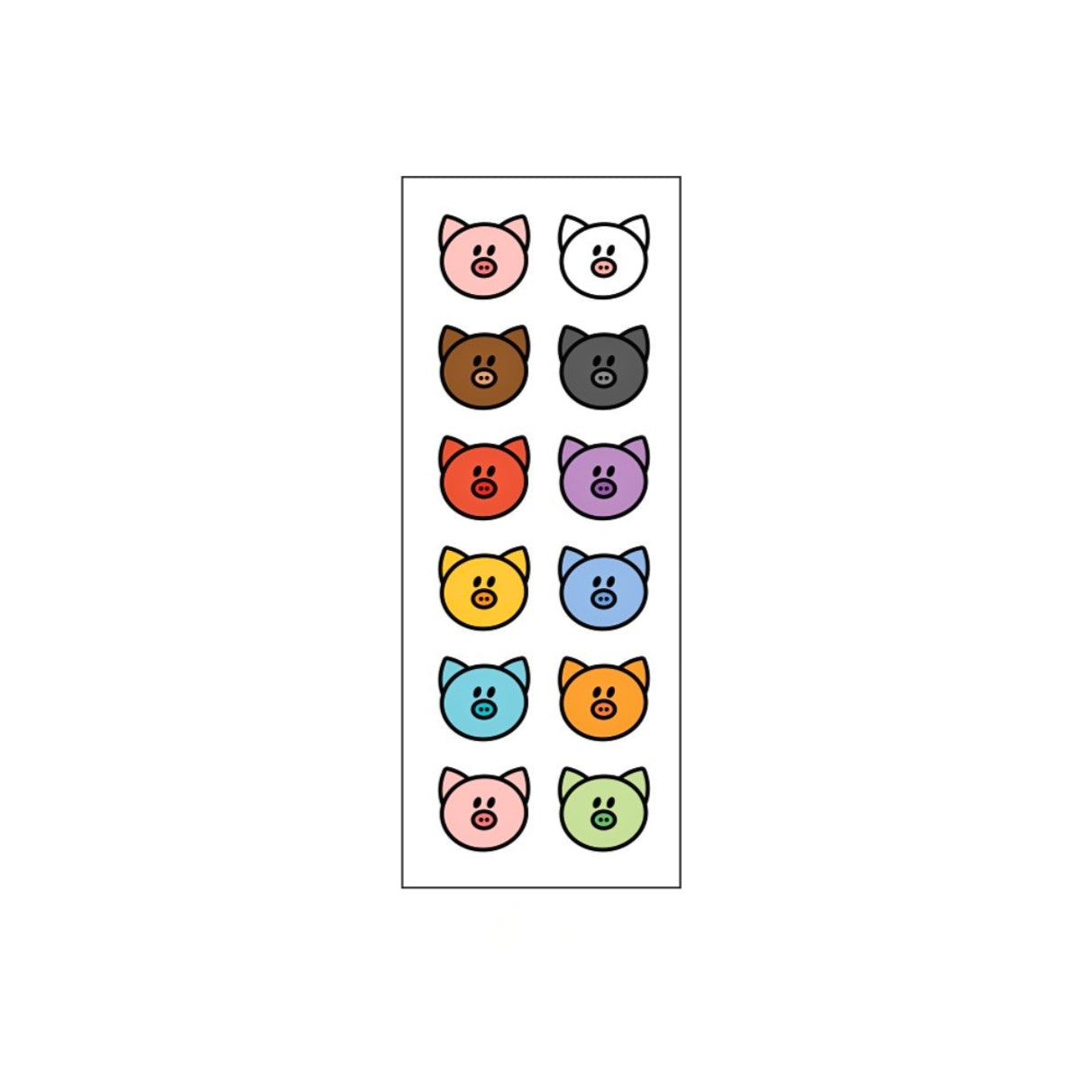 Livework Momossi Point Mini Removable Sticker [2 Sheets]