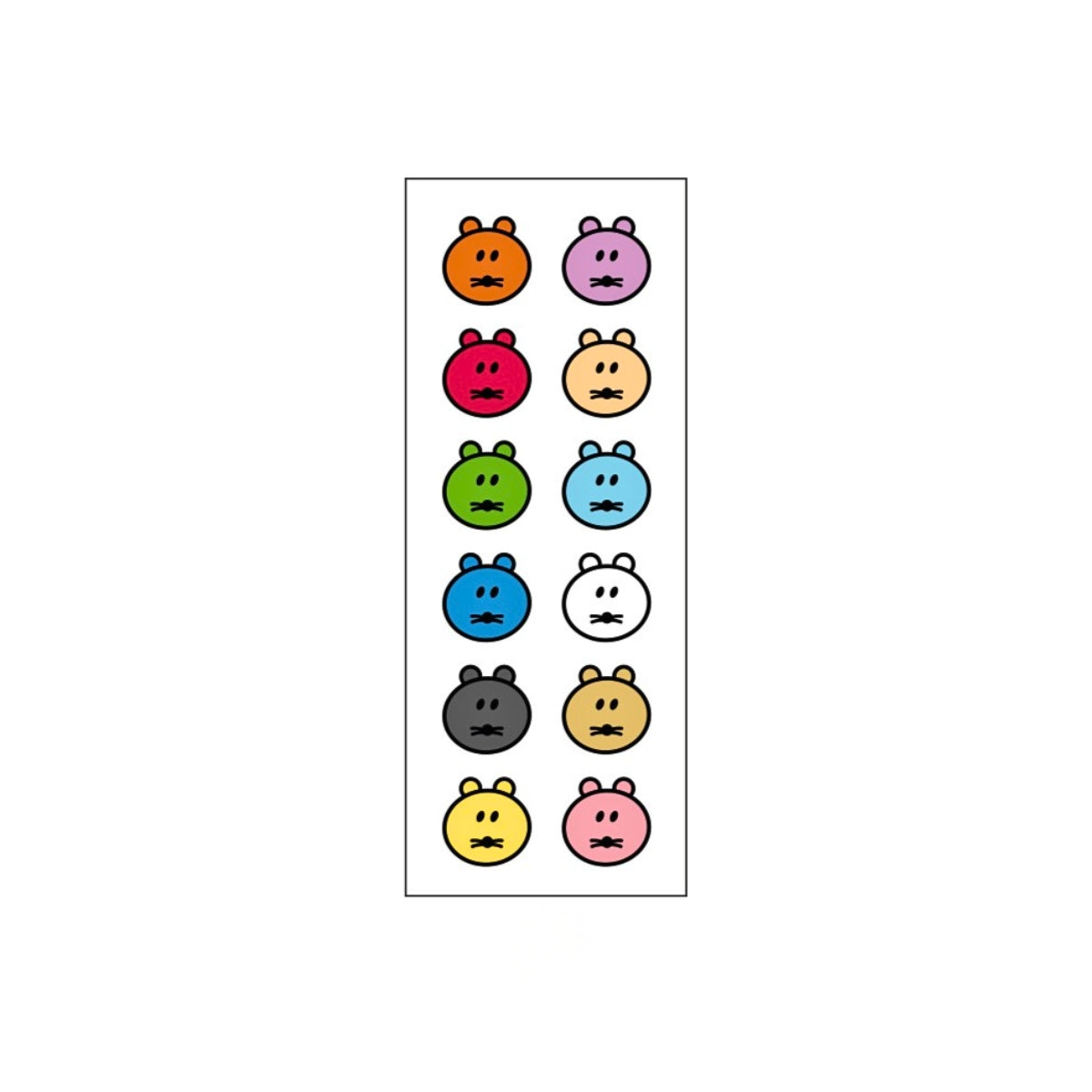 Livework Momossi Point Mini Removable Sticker [2 Sheets]
