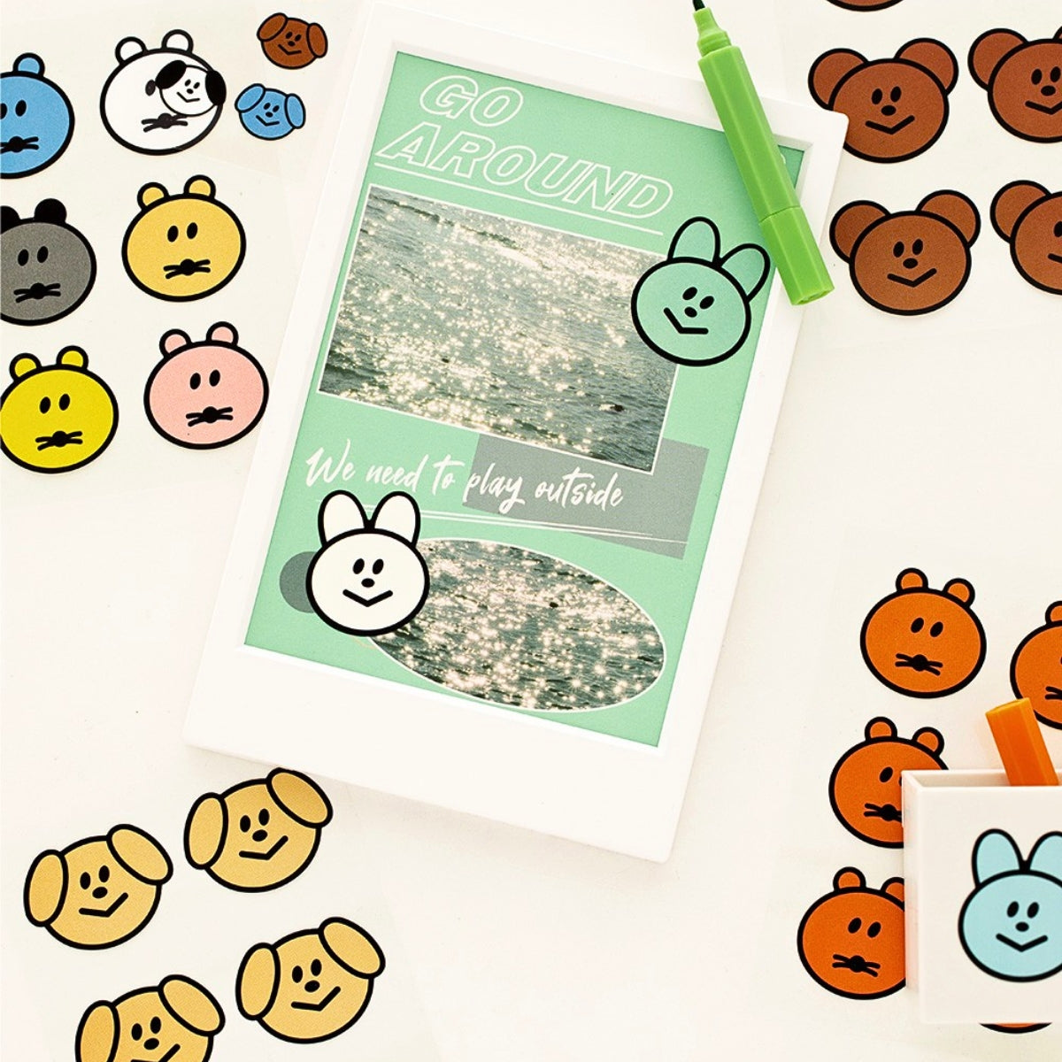 Livework Momossi Point Regular Removable Sticker [2 Sheets]