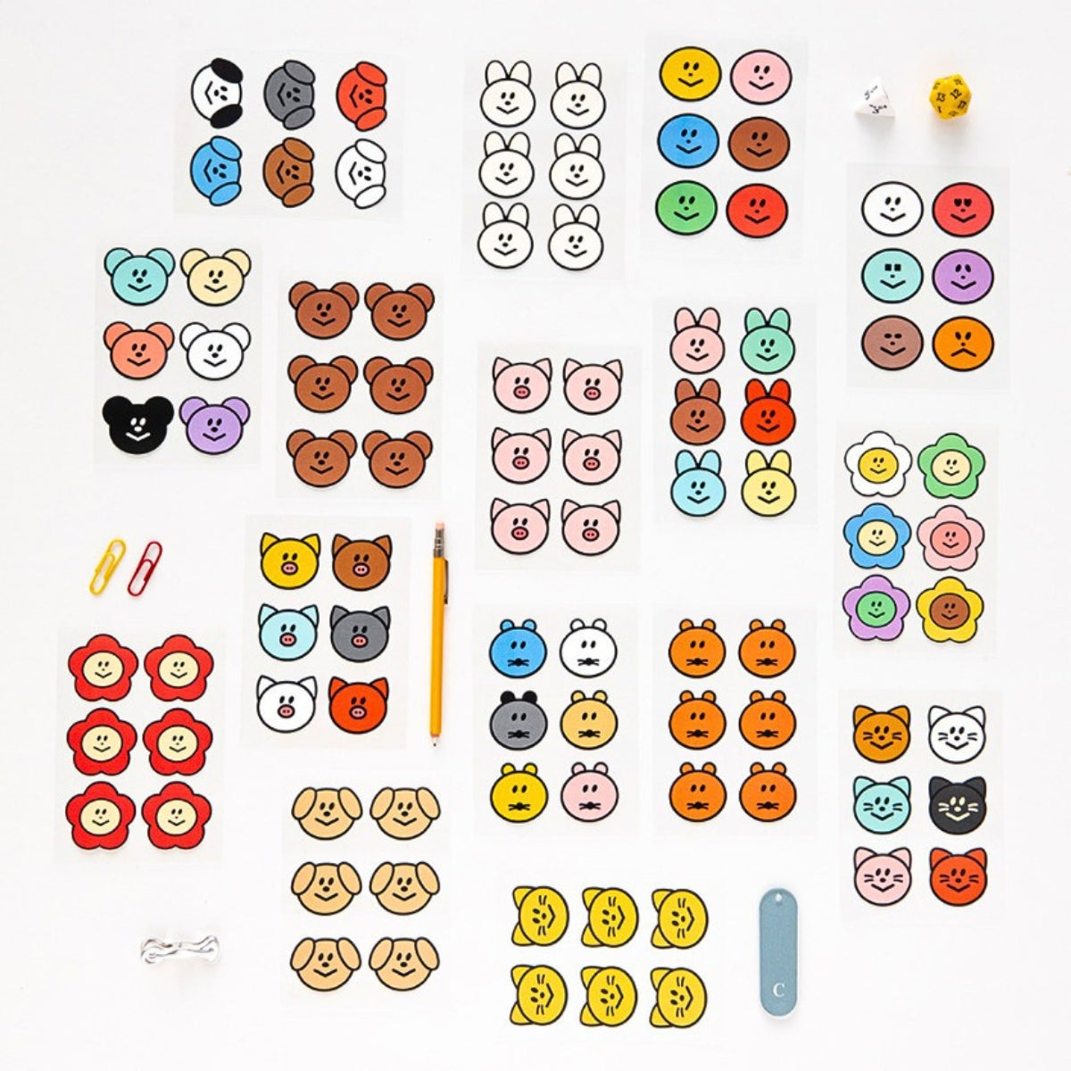 Livework Momossi Point Regular Removable Sticker [2 Sheets]
