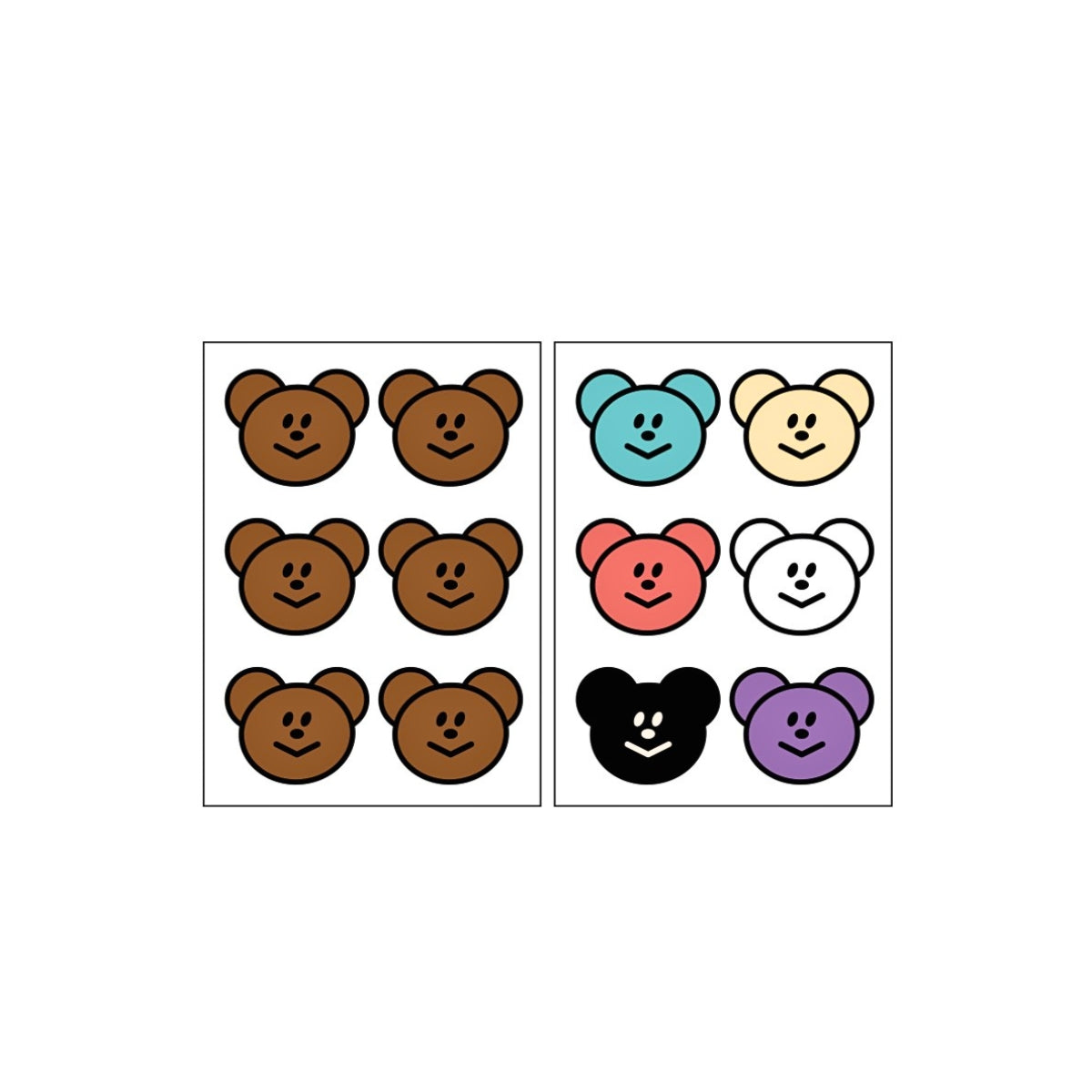 Livework Momossi Point Regular Removable Sticker [2 Sheets]