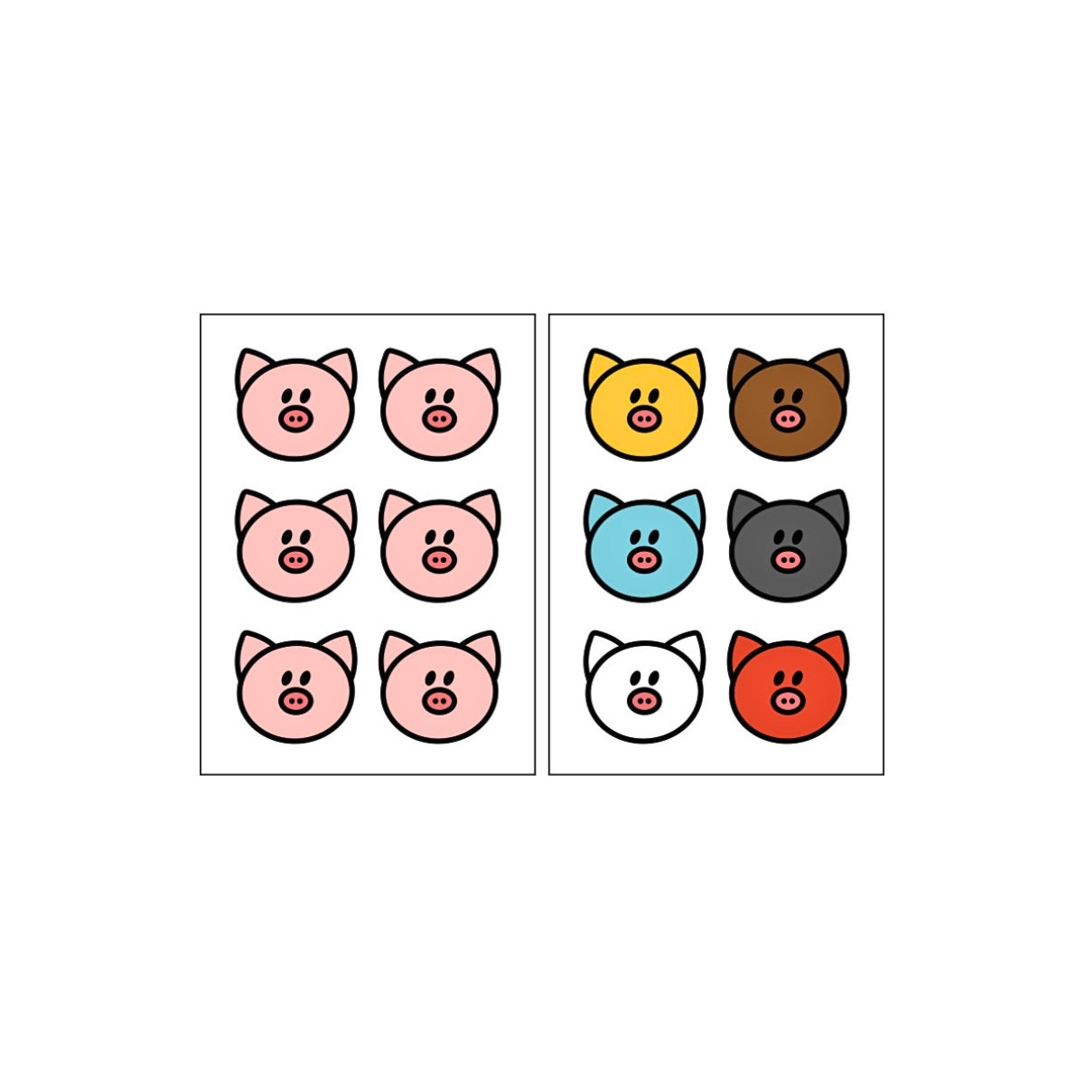 Livework Momossi Point Regular Removable Sticker [2 Sheets]