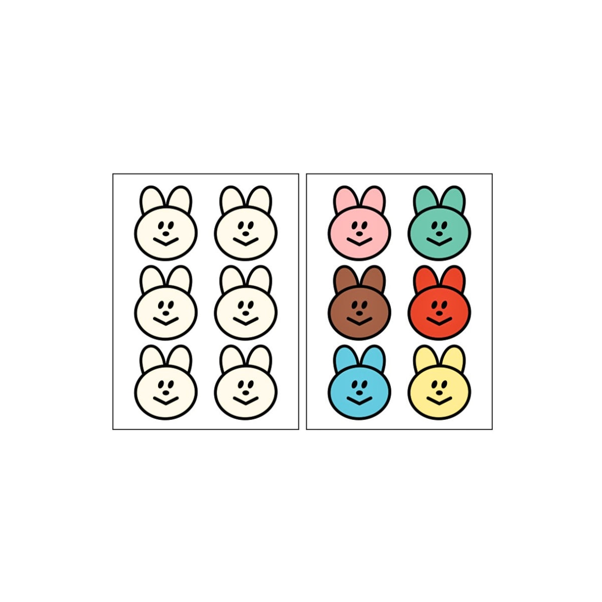 Livework Momossi Point Regular Removable Sticker [2 Sheets]