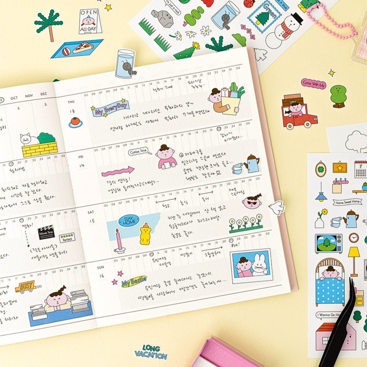 Livework Palette Illustration Sticker Pack