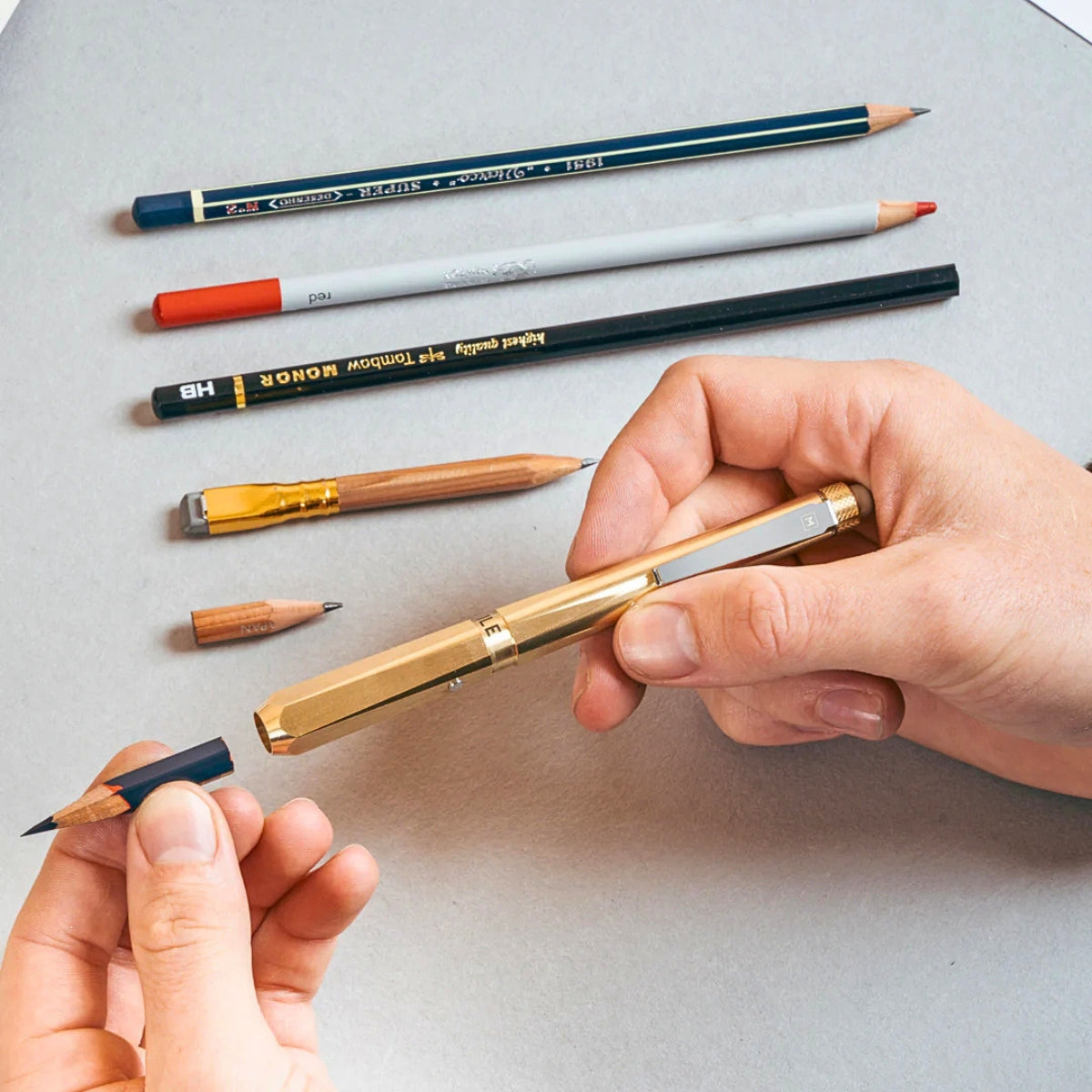 Makers Cabinet Ferrule Brass Pencil Extender