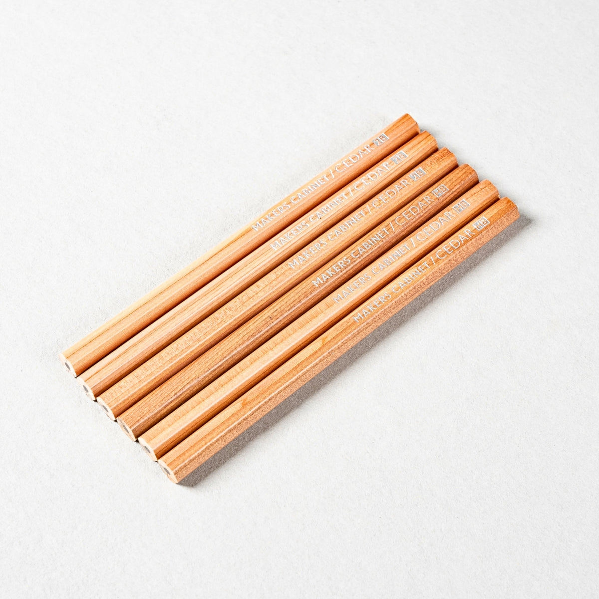 Makers Cabinet Ferrule Cedar Pencils – HB & 2B (Set of 6)