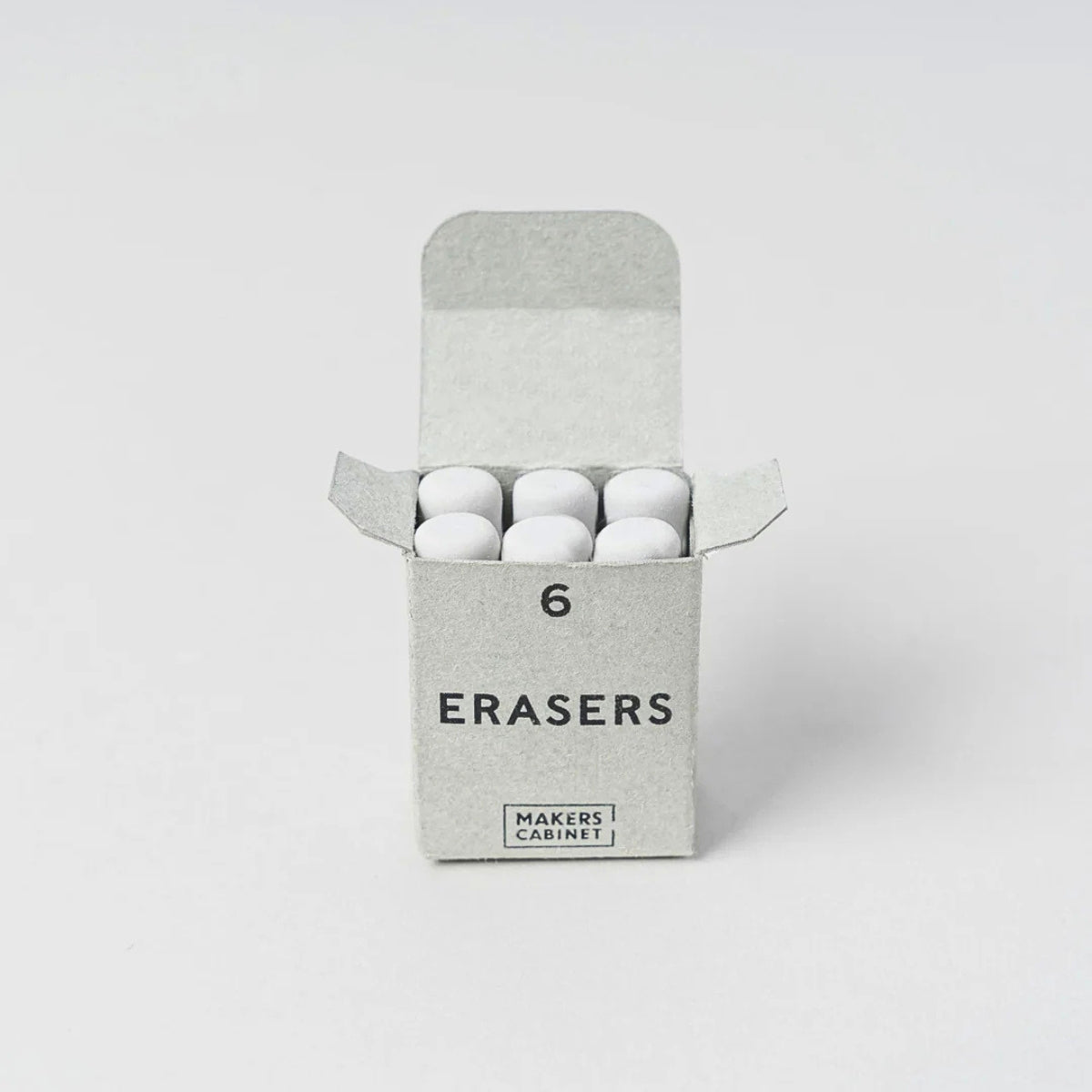 Makers Cabinet Ferrule Erasers – Set of 6