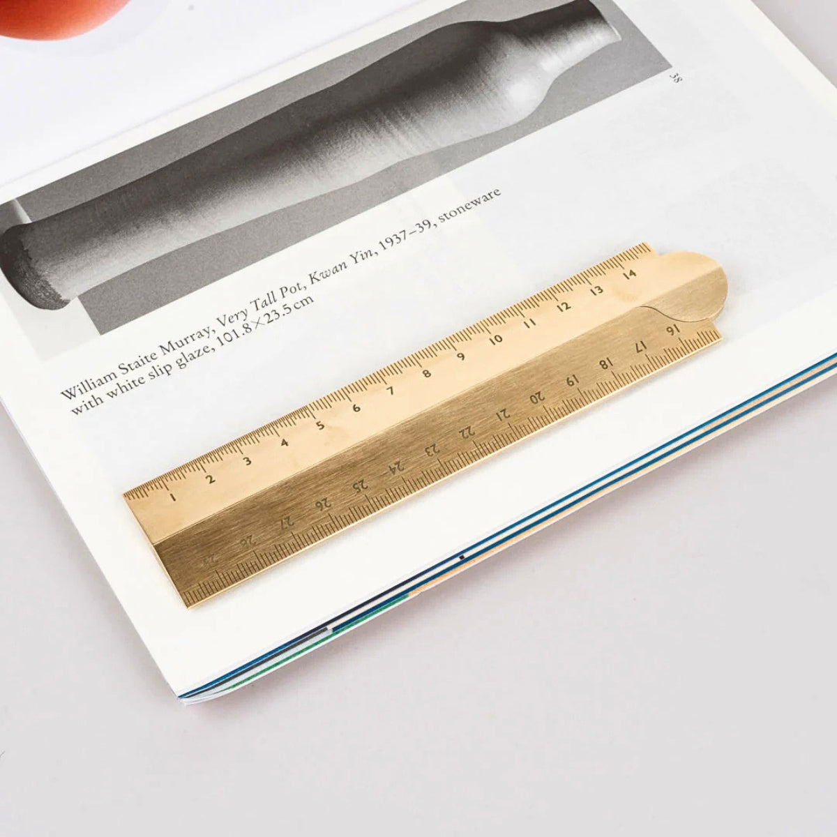 Makers Cabinet Stria Folding Solid Brass Ruler