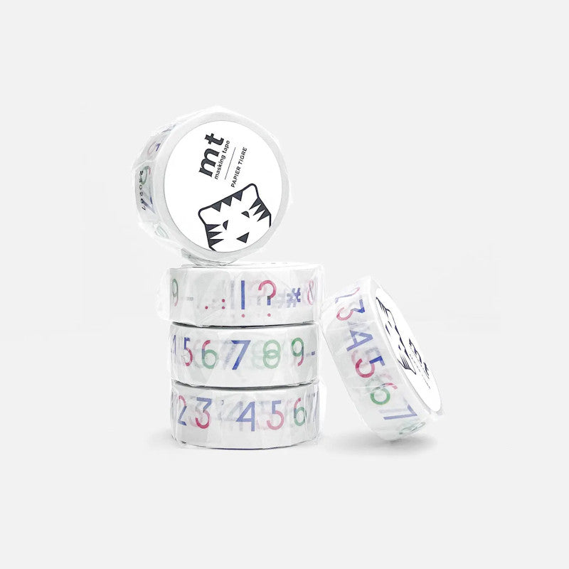 Papier Tigre x MT Masking Tape - Numbers