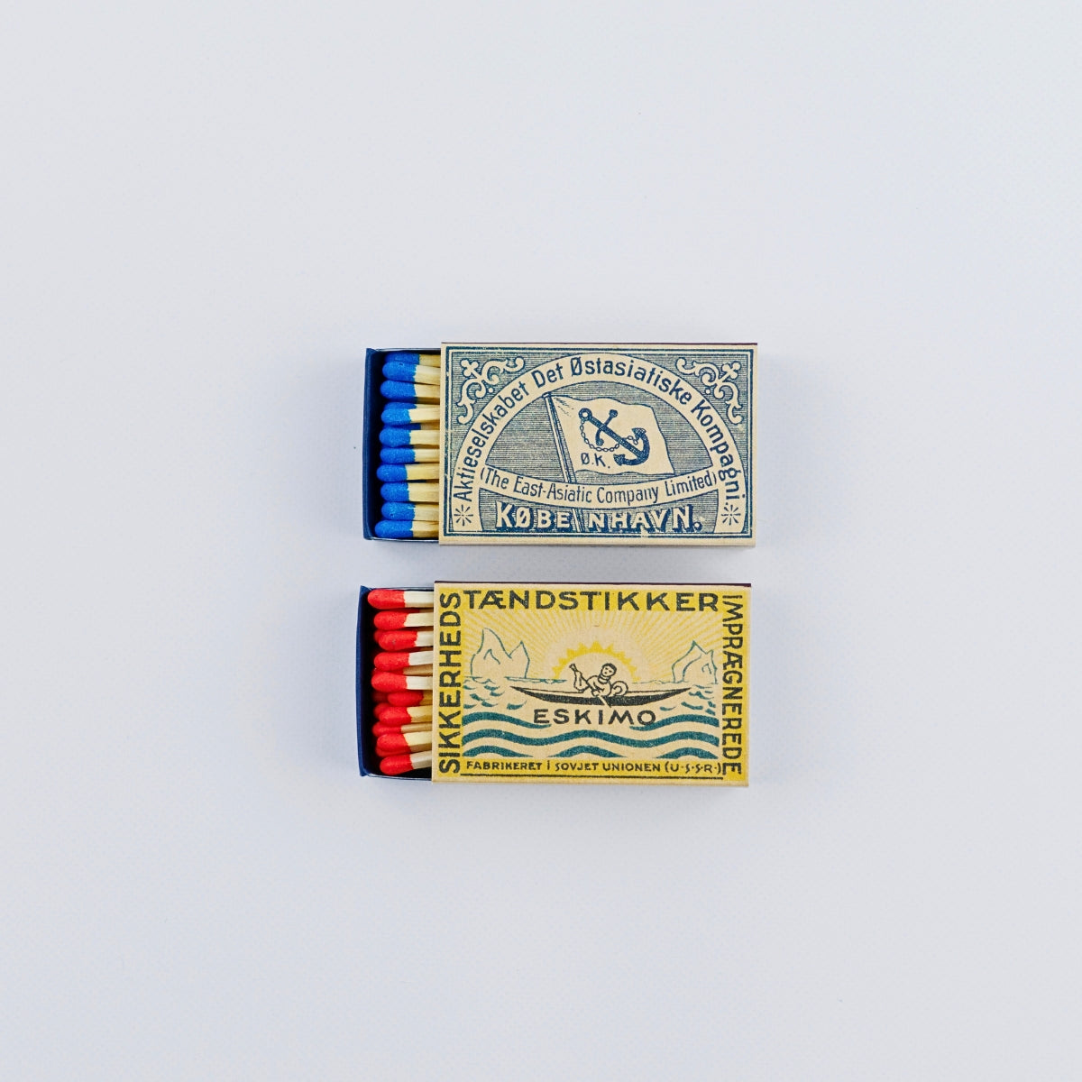 MDF Assorted Retro Matches - Mariner’s Box - Trade Pack of 6 Units