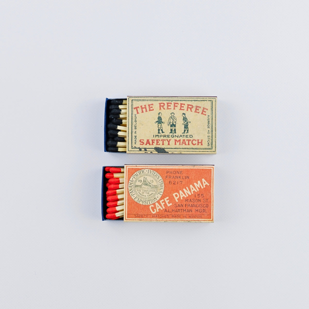 MDF Assorted Retro Matches - Mariner’s Box - Trade Pack of 6 Units