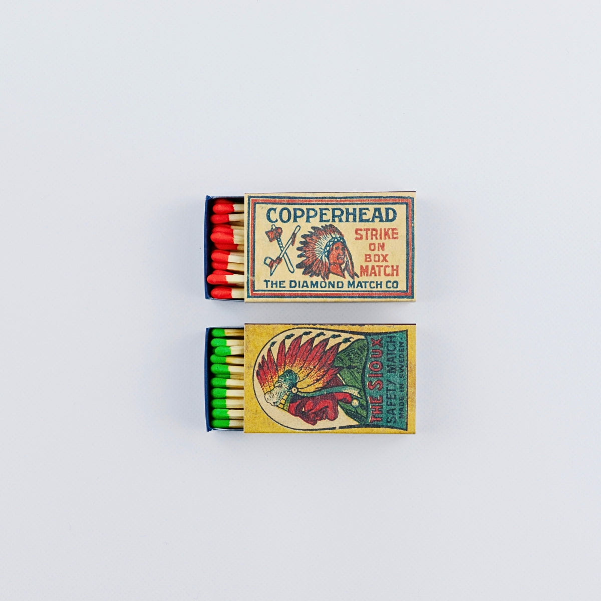 MDF Assorted Retro Matches - Picture Journey  - Trade Pack of 6 Units