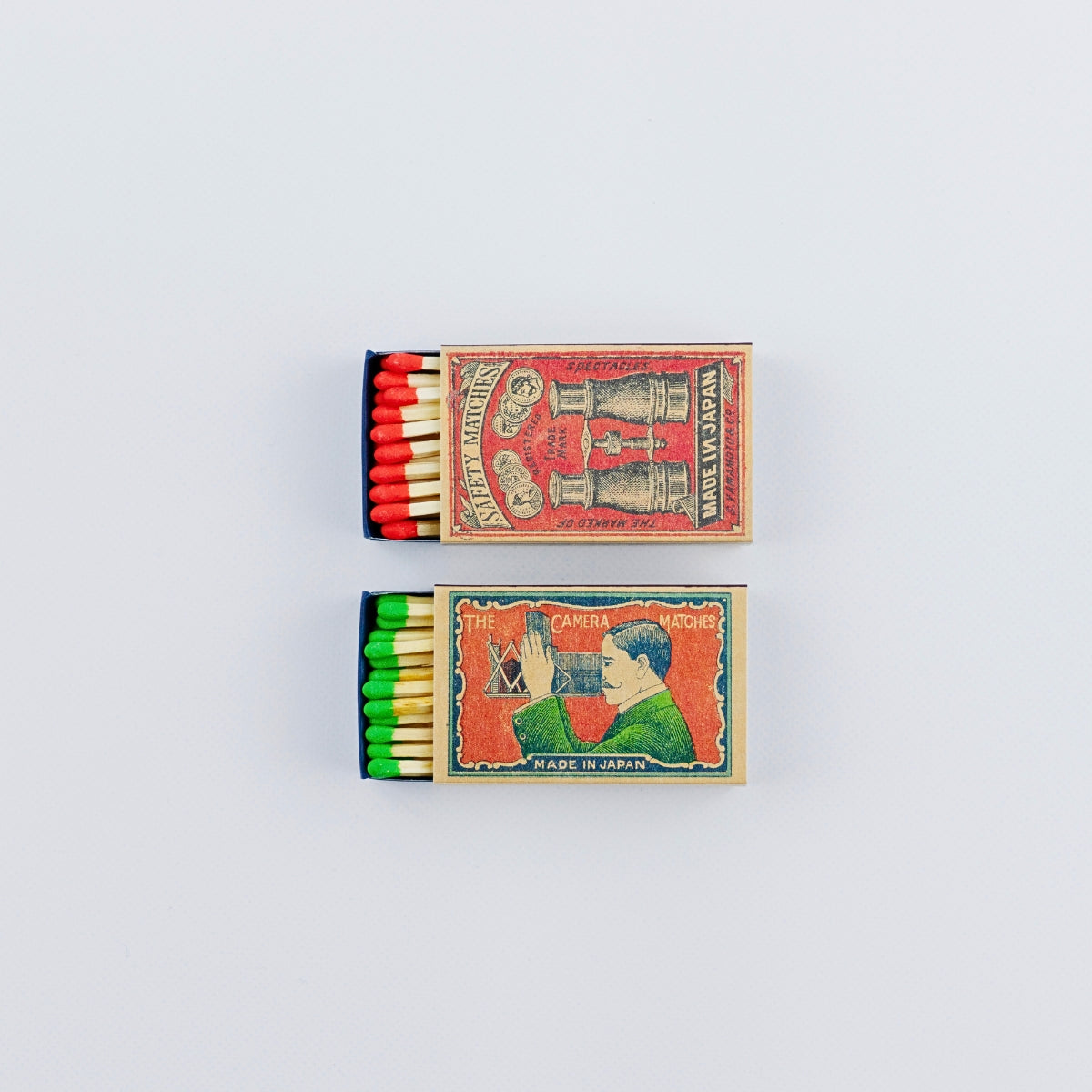 MDF Assorted Retro Matches - Rust & Shine - Trade Pack of 6 Units