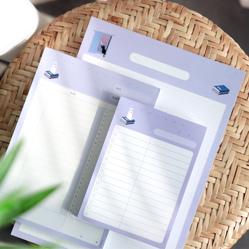 Iconic Daily Planner Memo Pad
